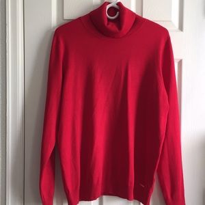 CalvinKlein Red Sweater NWOT